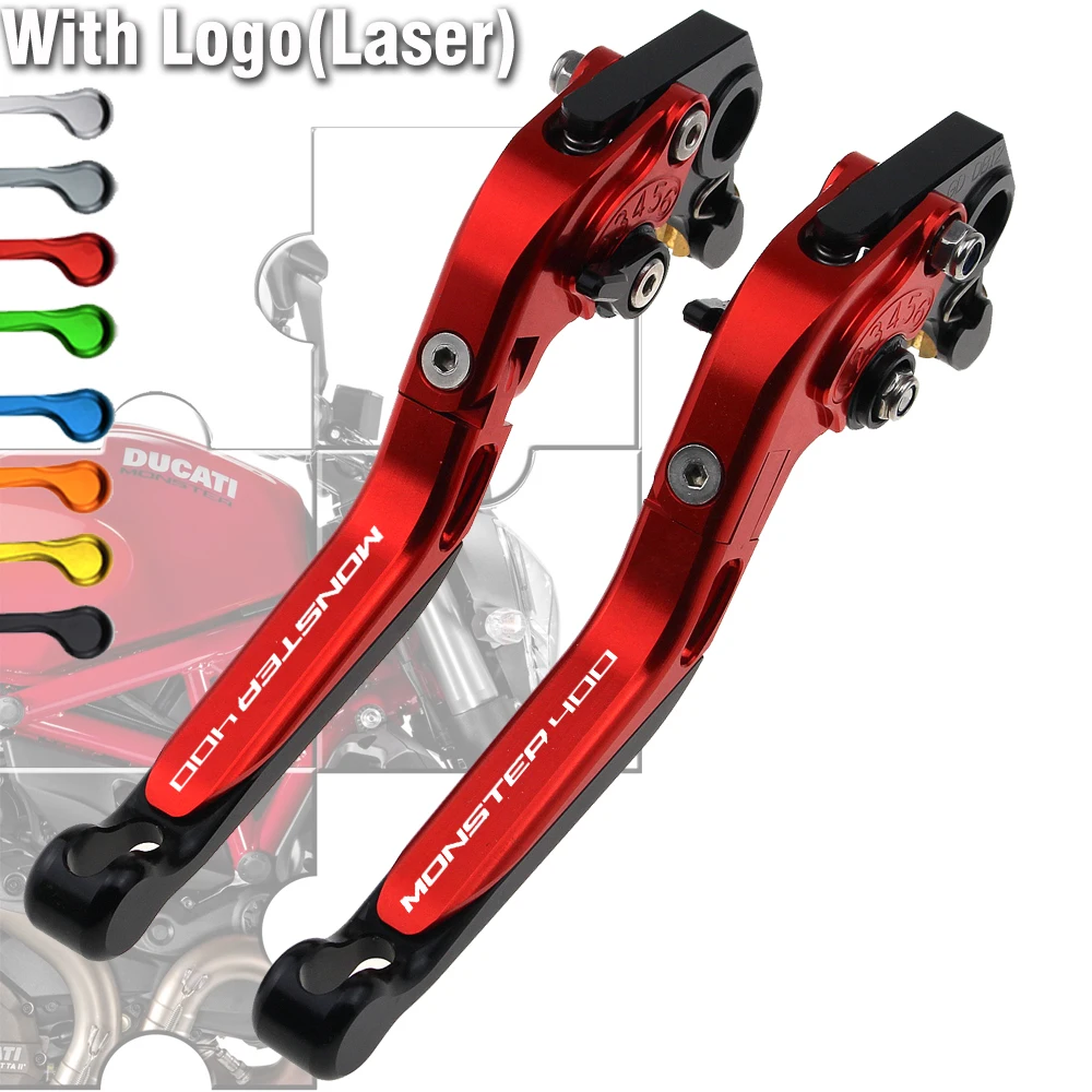 

New Collections Motorcycle CNC Foldable Extendable Brake Clutch Levers for DUCATI MONSTER 400 2004-2007 Monster400