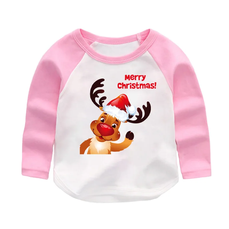 Christmas Elk Patch DIY Parent-Child Outfit Thermal Sticker Animal Iron On Transfer Patch T-Shirt Christmas Decoration Appliqued