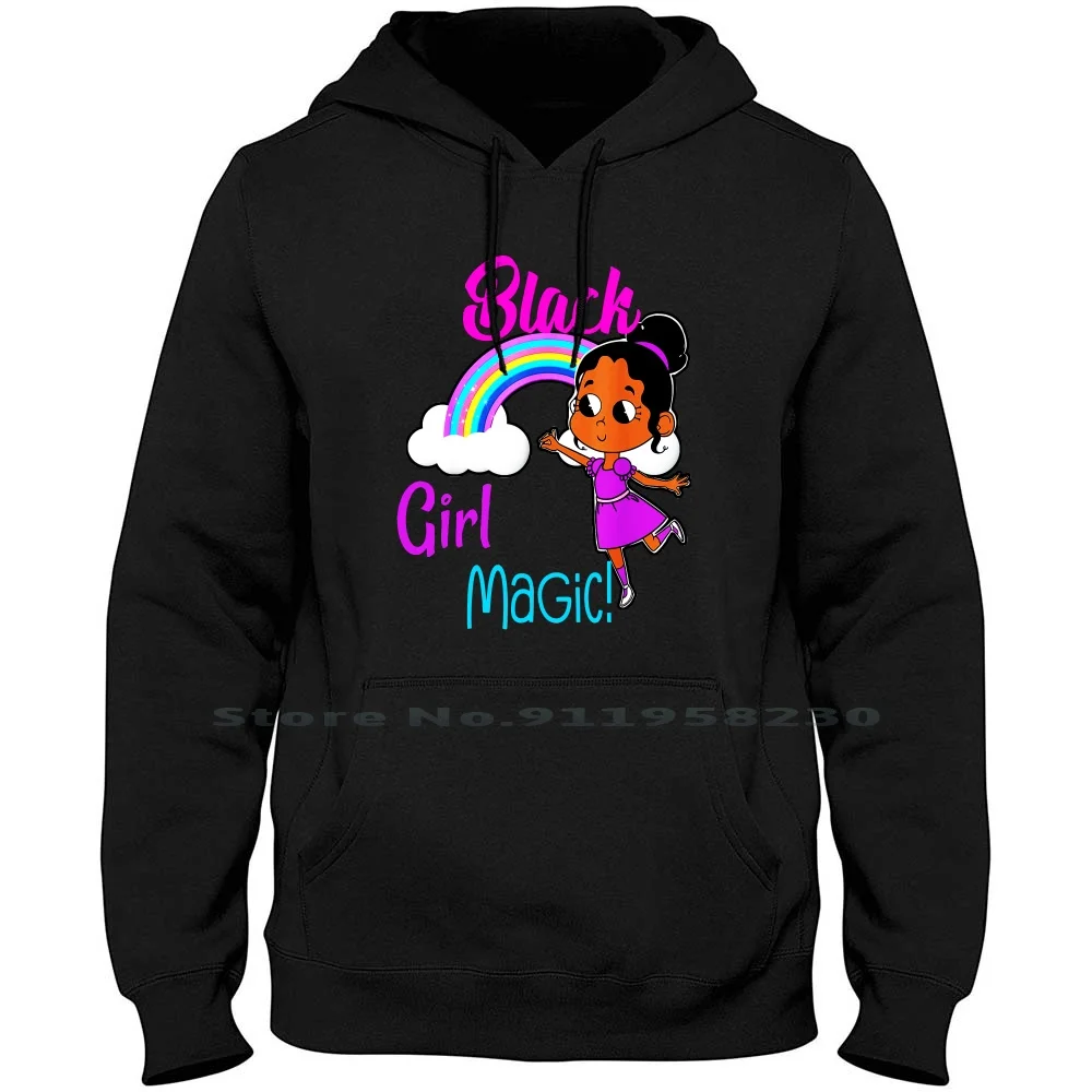 Black Girl Magic Melanin Pride African American Hoodie Sweater Cotton Illustration American Popular Africa Trend Pride Magic