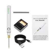 USB Portable Mini Electric  Charging  Soldering Iron Outdoor Aerial Work 5V 8W adjustable Temperature Kit