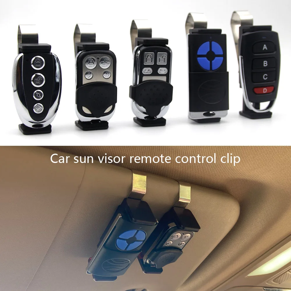 Garage Door Car Key Remoter Clamp Bracket Car Sun Visor Clip Holder Auto Fastener Clip Bracket Car Accessories