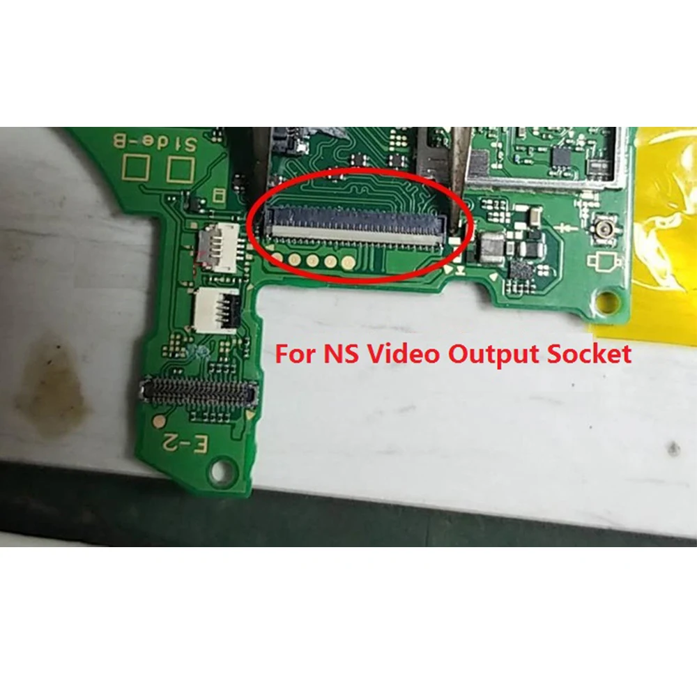 For NS Nintendo Switch Video Output Socket  LCD Screen Display Cable Socket Repair Parts Special Original Touch Interface