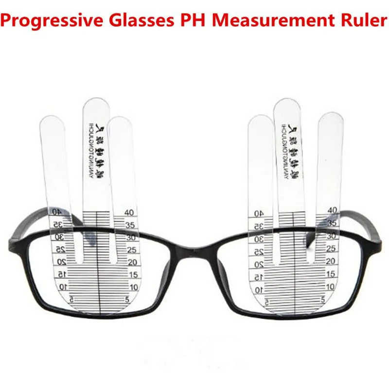 10Pcs Practical Glasses Pupil Height Ruler for Progressive/Multi-focus Optometry PH Measurement Accurate&Portable Optical Too