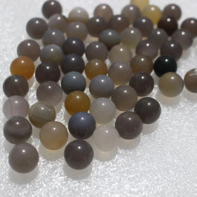 3-20mm 1kg/Pack A Type Natural Agate Laboratory Planetary Grinding Ball Mill Media Agate Beads for Grinding Jar Abrasive