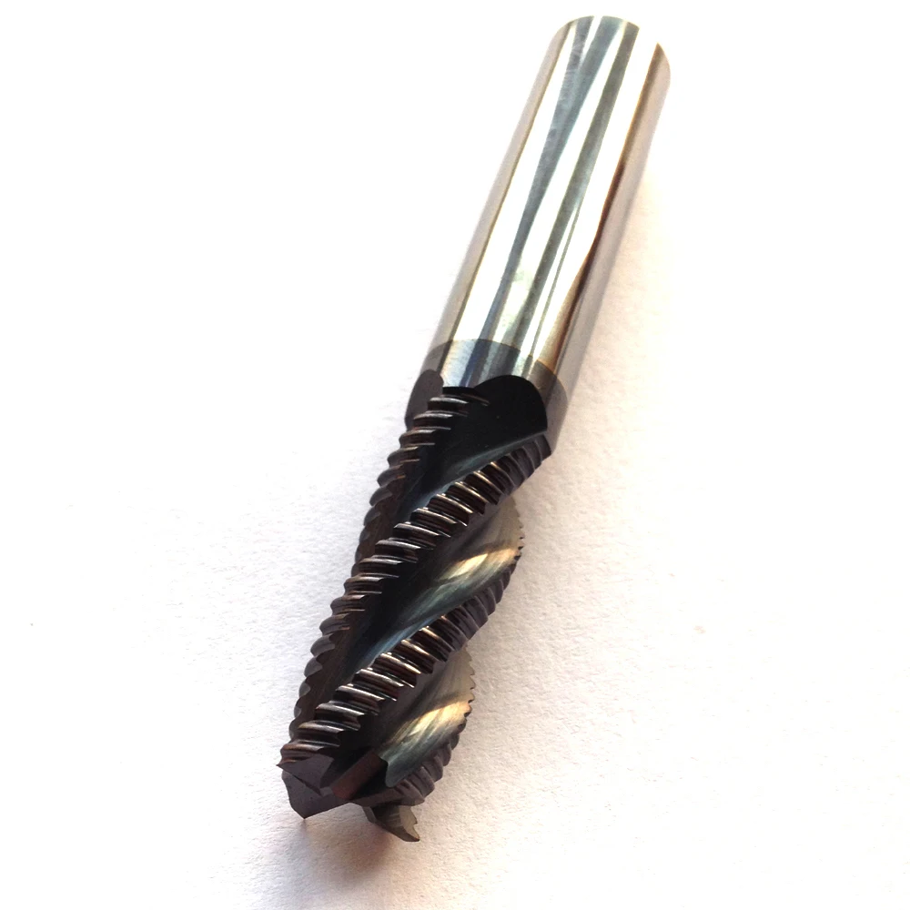3 Flutes 12mm D12*30*D12*75-HRC45 Roughing End Mills  Spiral Bit Milling Cutter Tools CNC  Router Bits