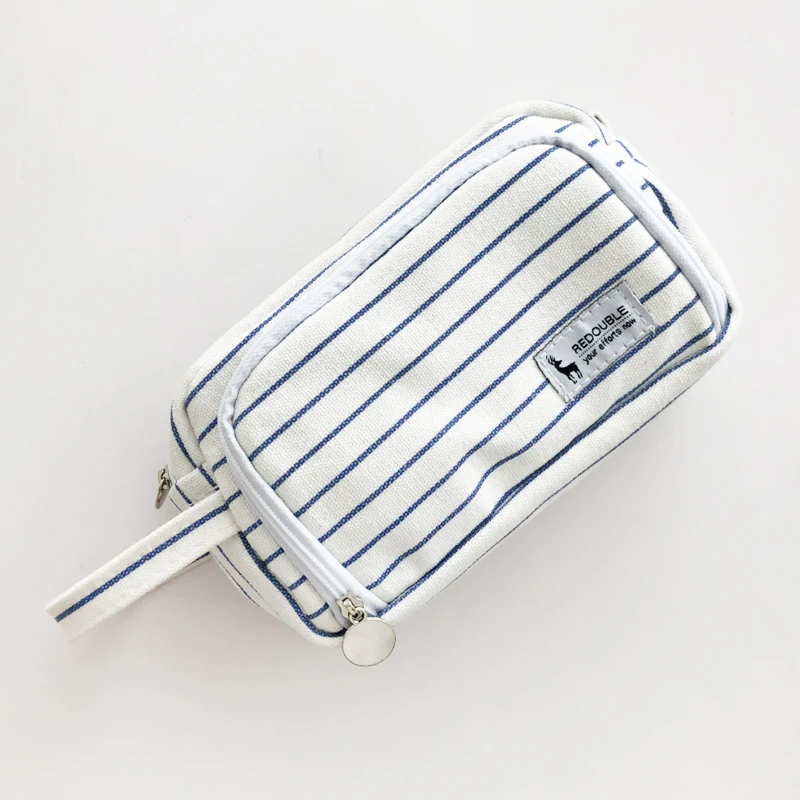 JIANWU 1Pc Solid simplicity Large capacity pencil bag Cute student High capacity pencil case kawaii Storage bag School supplies image 6