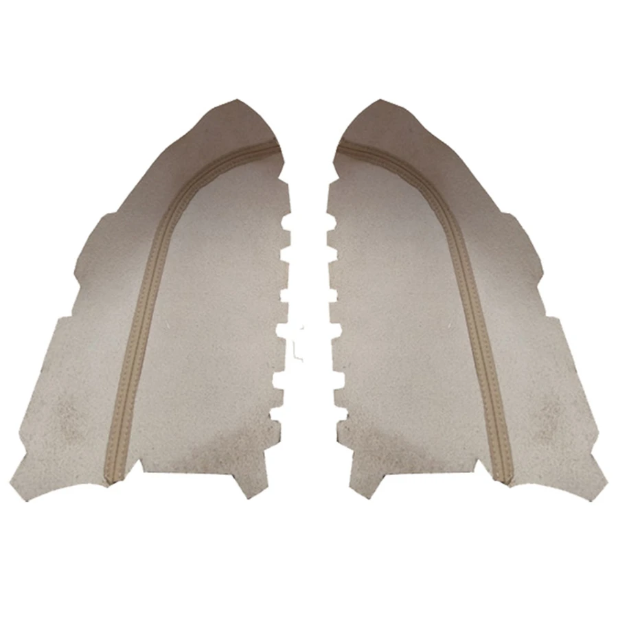 1Pair Beige Front Door Panel Armrest Cover Leather  For Honda Pilot 2009-2013