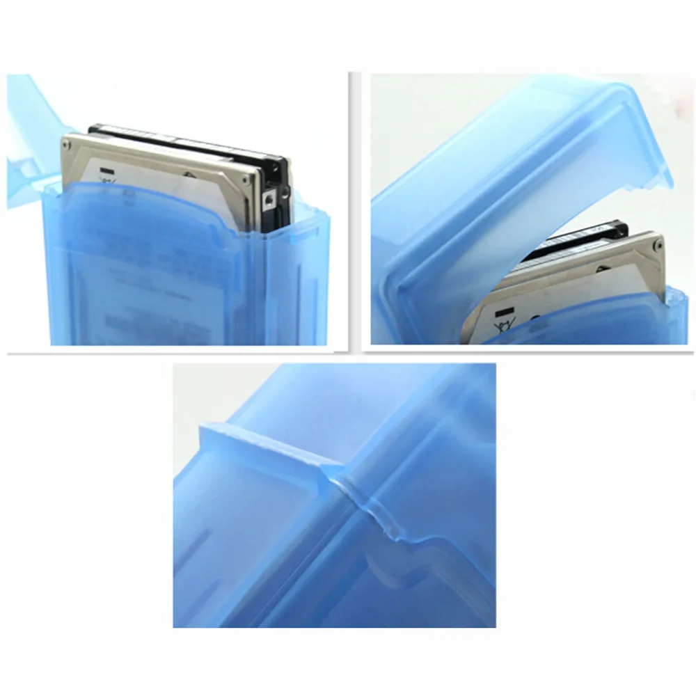 Bevigac 2.5 pouces IDE SATA HDD étui de protection disque dur boîte de rangement coque en plastique nouvelle haute qualité Portable double couche couverture
