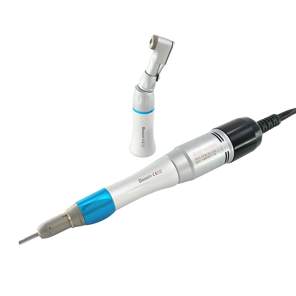 E type Dental Lab Polisher Micromotor M33Es Handpiece Contra Angle And Straight handpiece 350,000 RPM