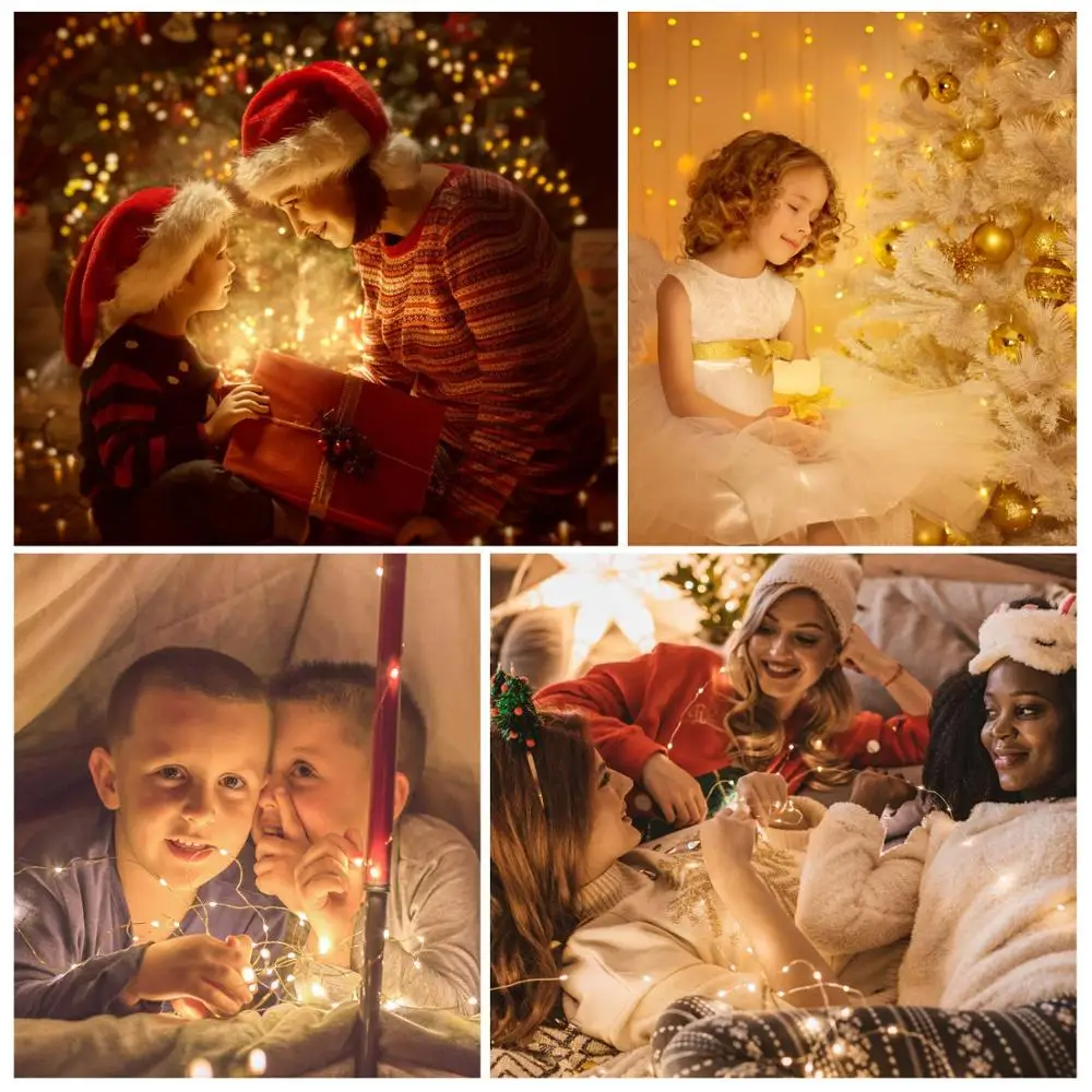 LED Outdoor Solar Lamp String Lights remote control 100/200 LEDs Fairy Holiday Christmas Party Garland Solar Garden Waterproof