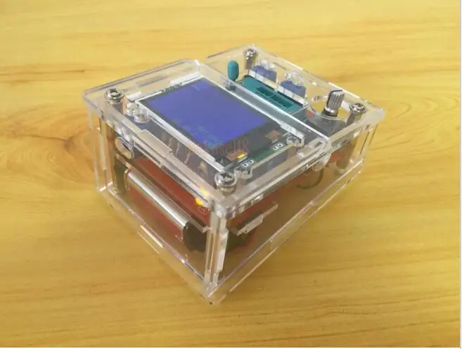 Kits diy tft lcd m328 transistor tester lcr diodo capacitância esr medidor de tensão pwm onda quadrada gerador de sinal de freqüência