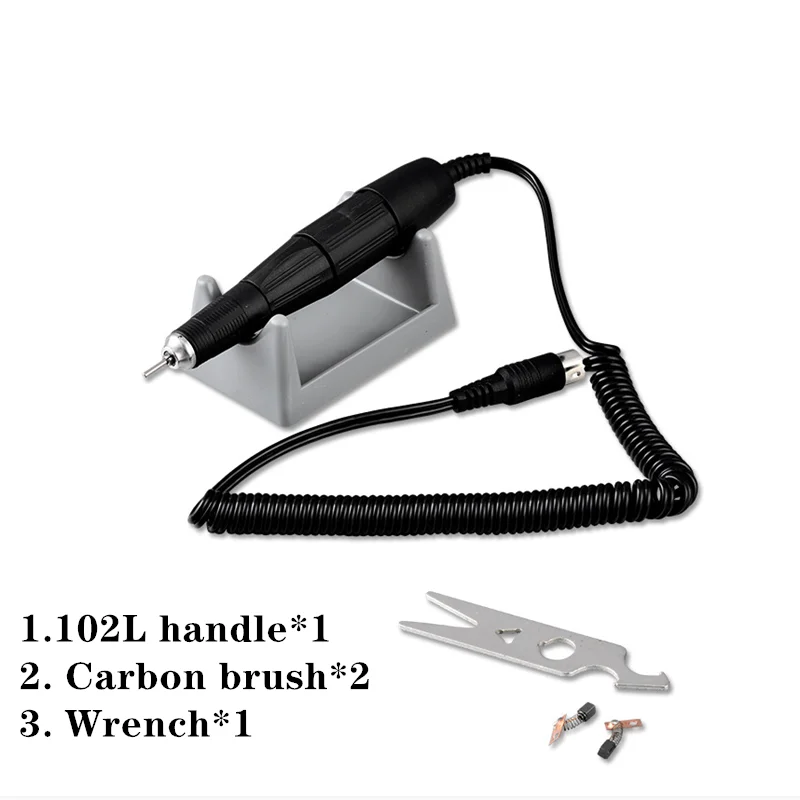 Perceuse à ongles électrique 35000, 210 tr/min, puissante, pièce à main, Machine pour manucure et pédicure, lime à ongles, stylo à vernis