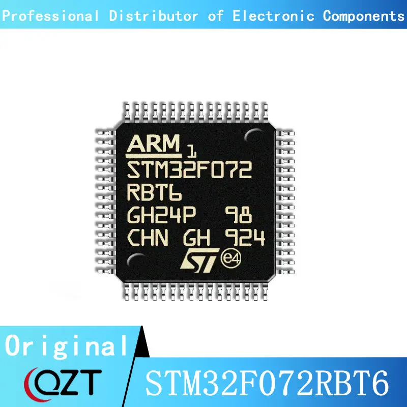 

10pcs/lot STM32F072 STM32F072RB STM32F072RBT6 LQFP-64 Microcontroller chip New spot