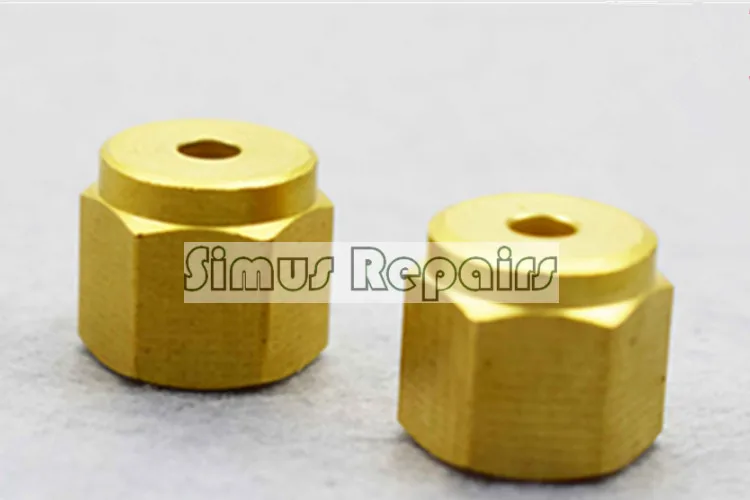 Copper Nut 1/8 Hex Nut Hex Nut Replaces Swagelok Agilent Inch Thread Chromatography