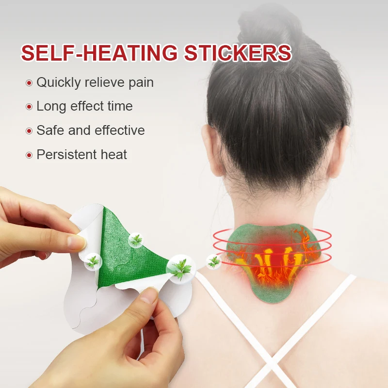 12Pcs=1Bag Wormwood Cervical Patch Herbal Medicine Plaster Rheumatic Neck Shoulder Knee Joint Arthritis Pain Relief Sticker A315