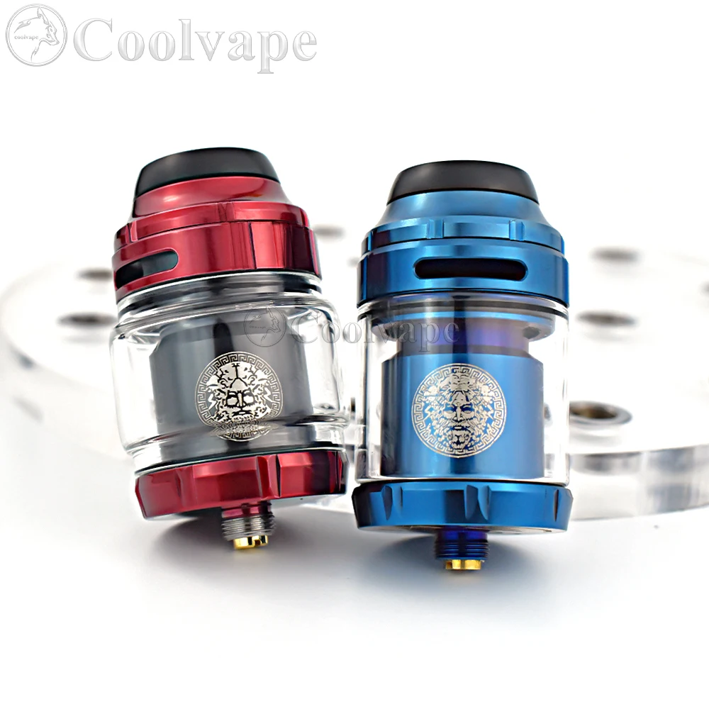 Zeus RTA Atomizer Zeus RTA X Mesh style deck 3.5ml 4.5ml Diameter 25mm 316ss Rebuildable RTA Tank Vaporizer E-Cigarette Tank