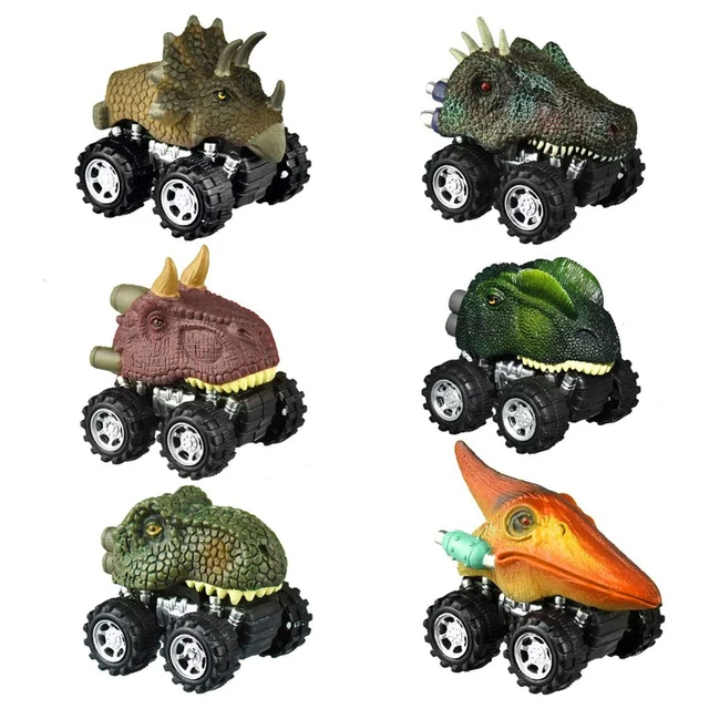 Hot Wheels Dinosaur Dino Hot Wheel Vehicles Toys Model Toy 6pcs Pull Back Vehicles Aliexpress