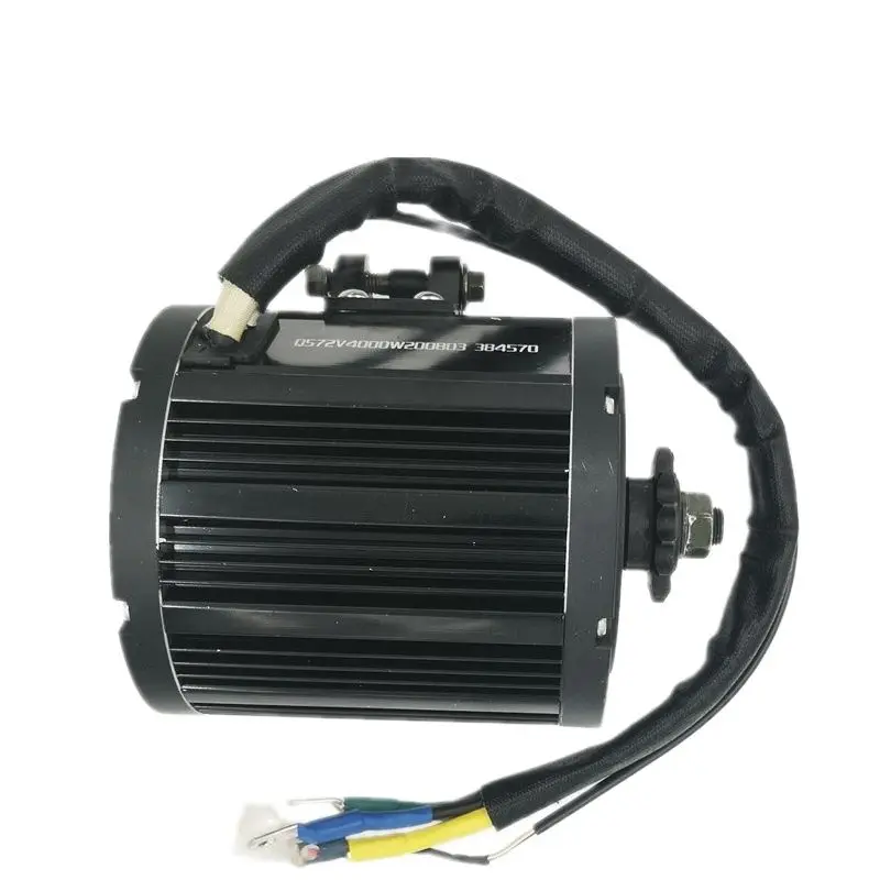 QS138 90H 4000W Peak 12000W BLDC PMSM Mid-Drive Motor For Electric Vehicle Moped Dirt Bike