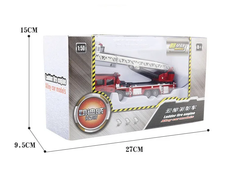 合金はしごモデル1:50,高品質の絶妙なはしご,消火器,合金製,送料無料