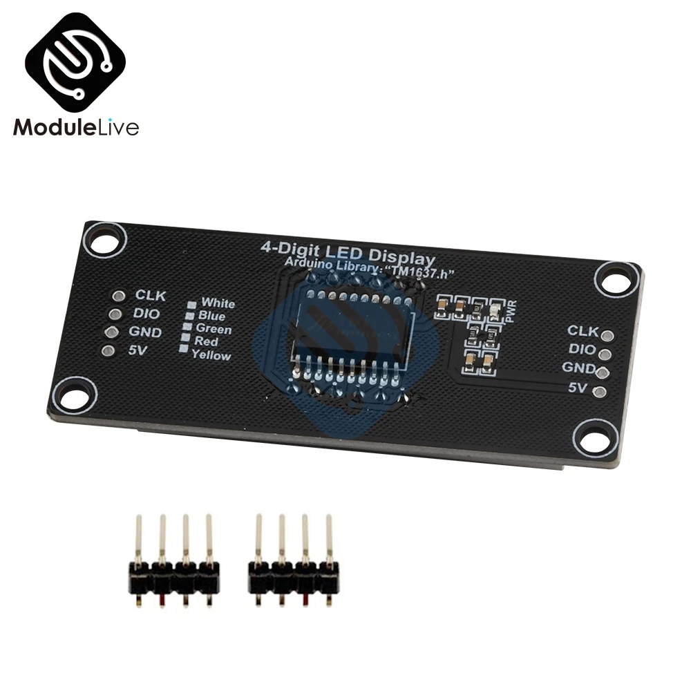 0.56 Inch 4 Bit 4-Digit LED Digital Display Tube Module 5V 7 Segments TM1637 0.56\