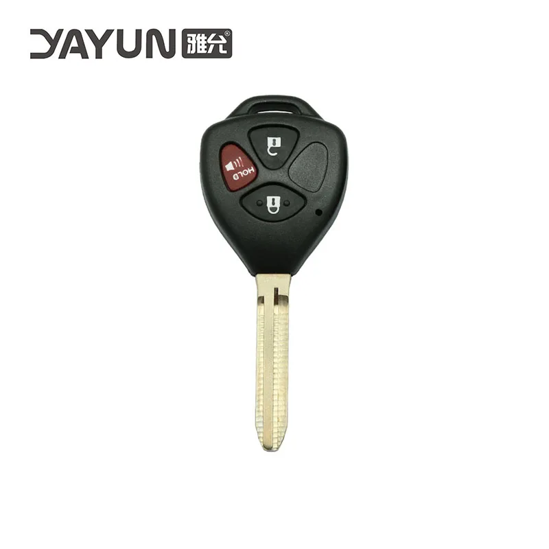 

5PCS ForToyota 3 button remote shell TOY43 Key blank blade Transponder key shell