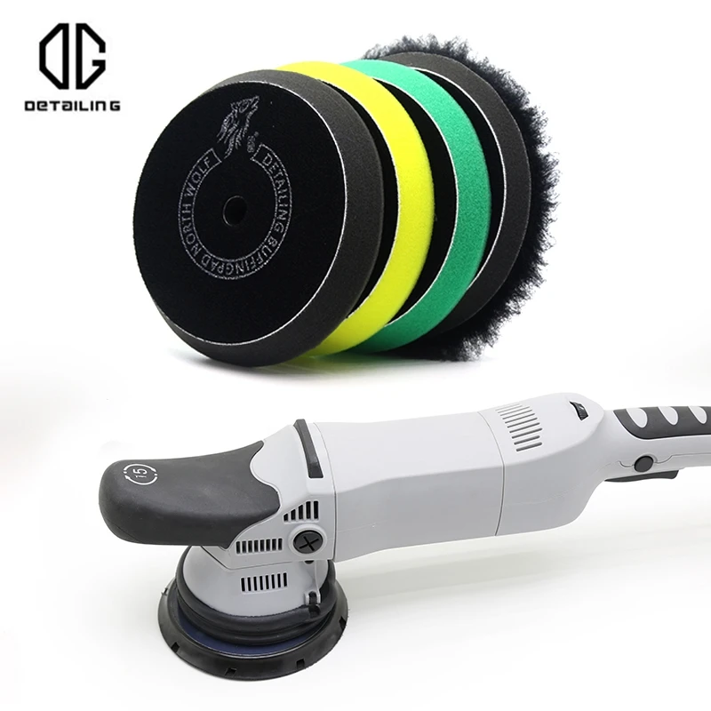 DETAILING 220V Electric Car Polisher Machine Kit Auto Polisher Variable Speed Sander Buffing Waxing Machine kit