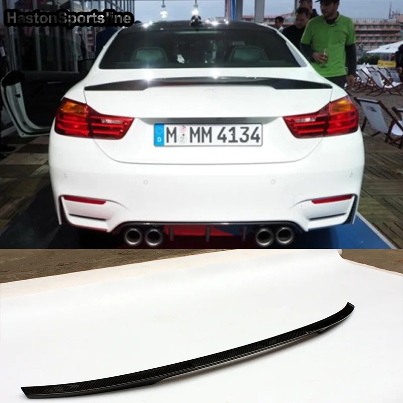 

For BMW 4 Series F82 M Style Carbon Fiber Rear Trunk Spoiler Car Wing 2017-2020