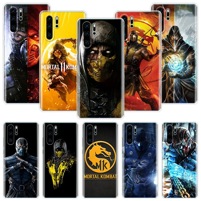 Mortal Kombat Phone Case For Huawei Honor 10 9 20 9X 8A 8X 8S Lite Pro Y5 Y6 Y7 Y9S P Smart Z 2019 2021 10i 20i Cover Coque