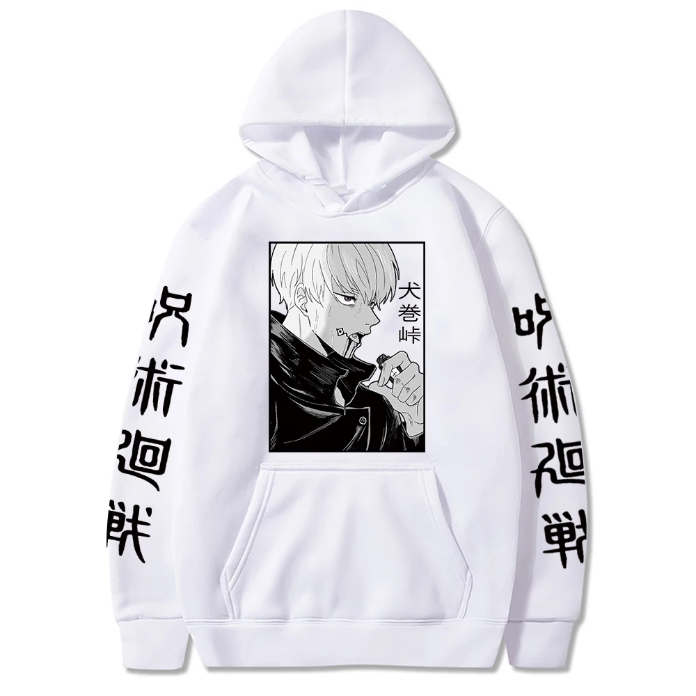 Manga Hoodie Men Anime Inumaki Toge Pullover Sweatshirts Unisex Casual Sports Tops Size XS-4XL