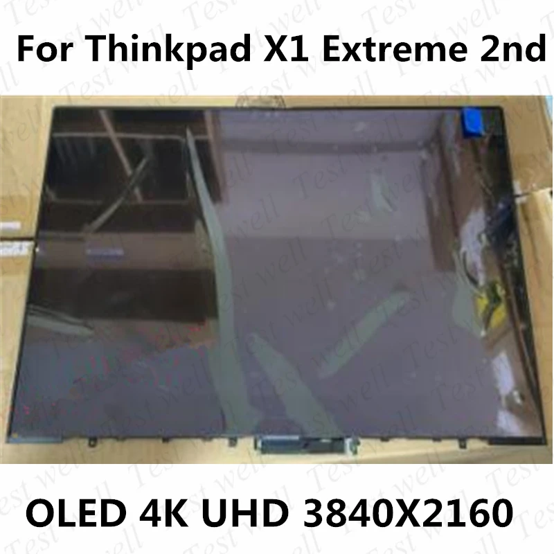 

15.6" UHD OLED Touch Screen Digitizer Replacement Assembly For Lenovo ThinkPad X1 Extreme 2nd Gen 20QV 20QW FRU 01YN137 01YN138