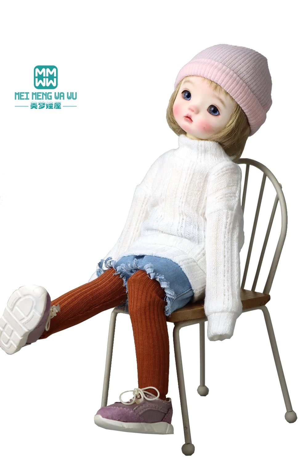 Fits 30cm 1/6 BJD Clothes YOSD MYOU Toys Spherical Joint Doll Fashion Sweaters, Leggings, Caps