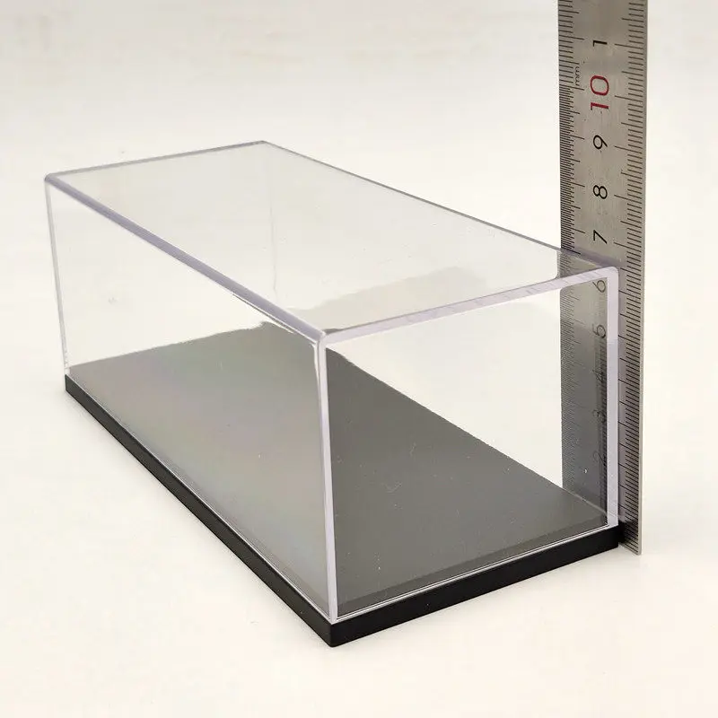 Model Car Acrylic Case Display Box Cover Transparent Dust Proof 1:43 1:64 Whole window 16cm