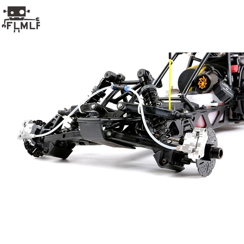 Front Wheel Hydraulic Brake System Set Fit 1/5 HPI ROFUN BAHA ROVAN KM GTB MCD BAJA 5B 5SC Toys Parts