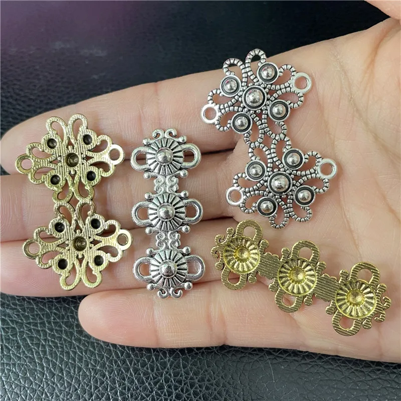 JunKang 10pcs long lantern shape necklace connector accessories jewelry making DIY handmade bracelet necklace pendant material