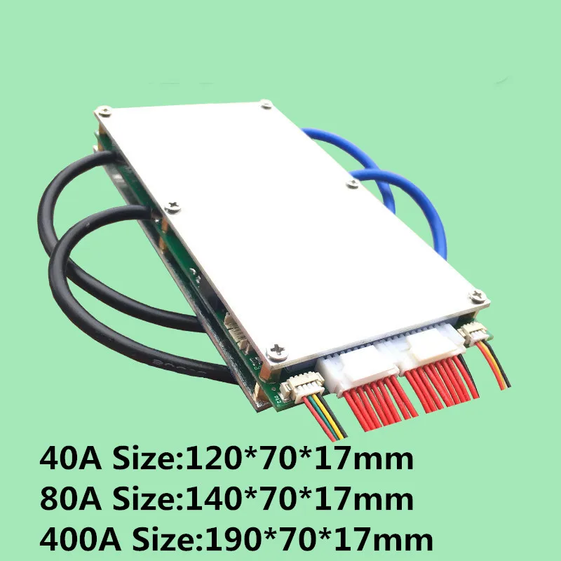 Placa esperta da proteção da bateria lipo lifepo4 lto do lítio de 20s bms 72v 60v 48v bms 300a 400a com bluetooth app
