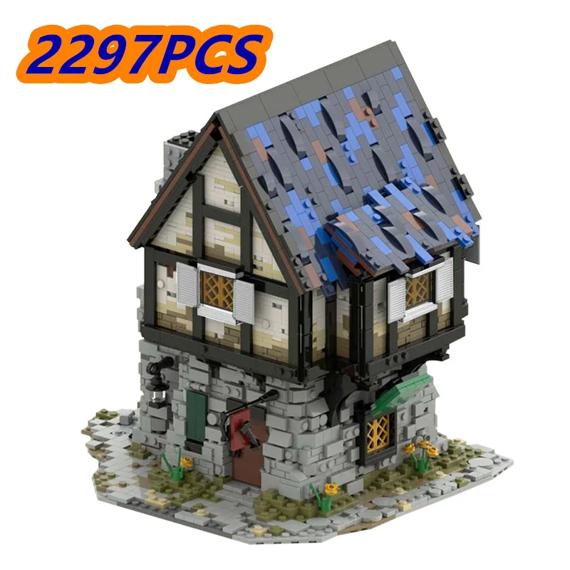 

New The Medieval Smithy Diy Toys Bricks Educational Xmas Gift Kids Building Blocks Bricks Set Construct 2997 PCS