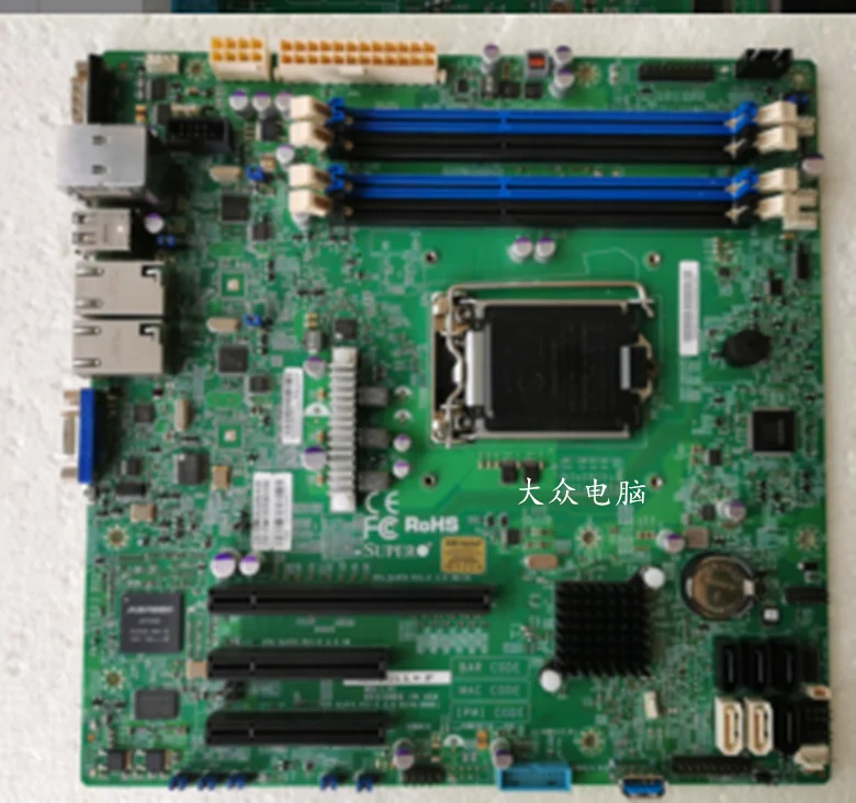 Supermicro X10SLL+-F Single-channel Server Motherboard Supports E3-1231V3