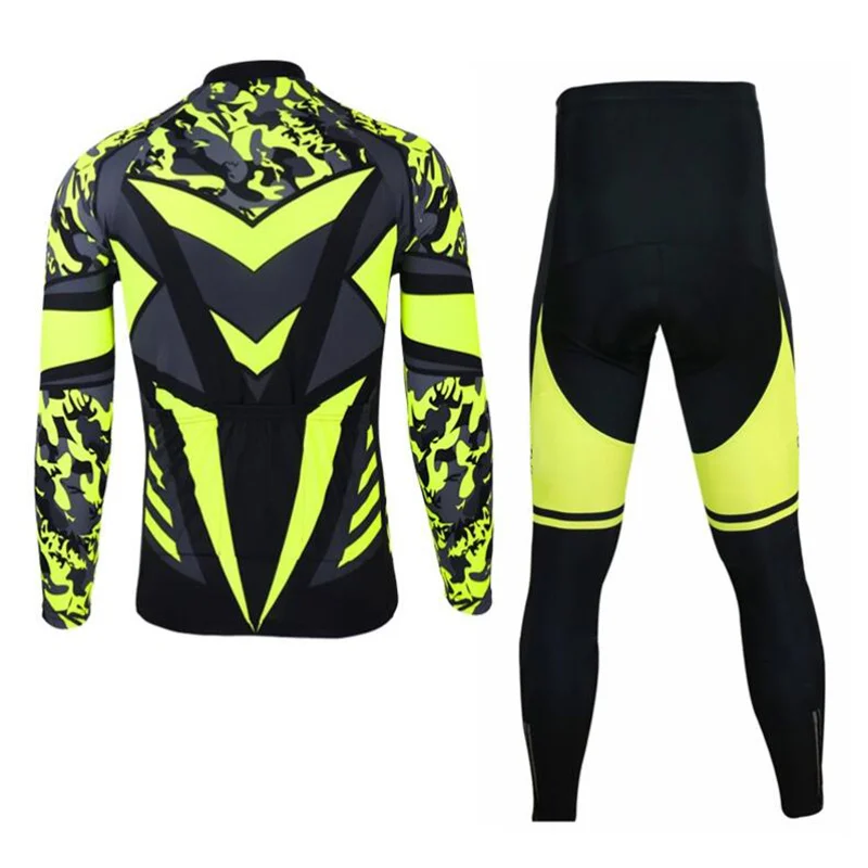 Long Sleeve Bicycle Sets Men Cycling Jersey With Pants Hot Selling Autumn Winter Bike Clothing Racing Suit Pro Team Cycling Sets