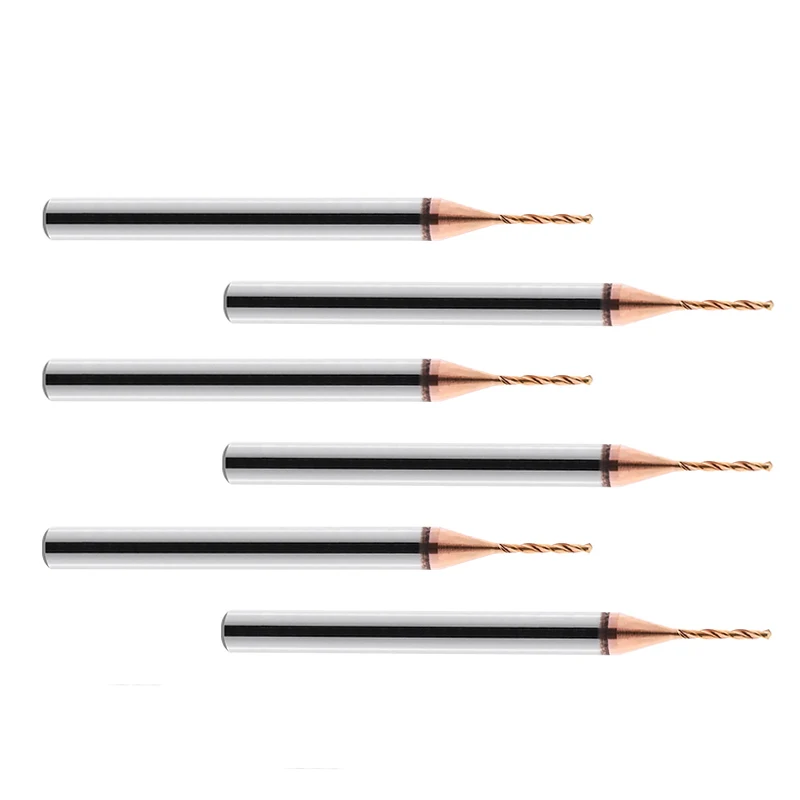 精密タングステン鋼ドリルビット、マイクロドリルツール、3mmシャンク、ステンレス鋼、2フルート、0.15-3mm
