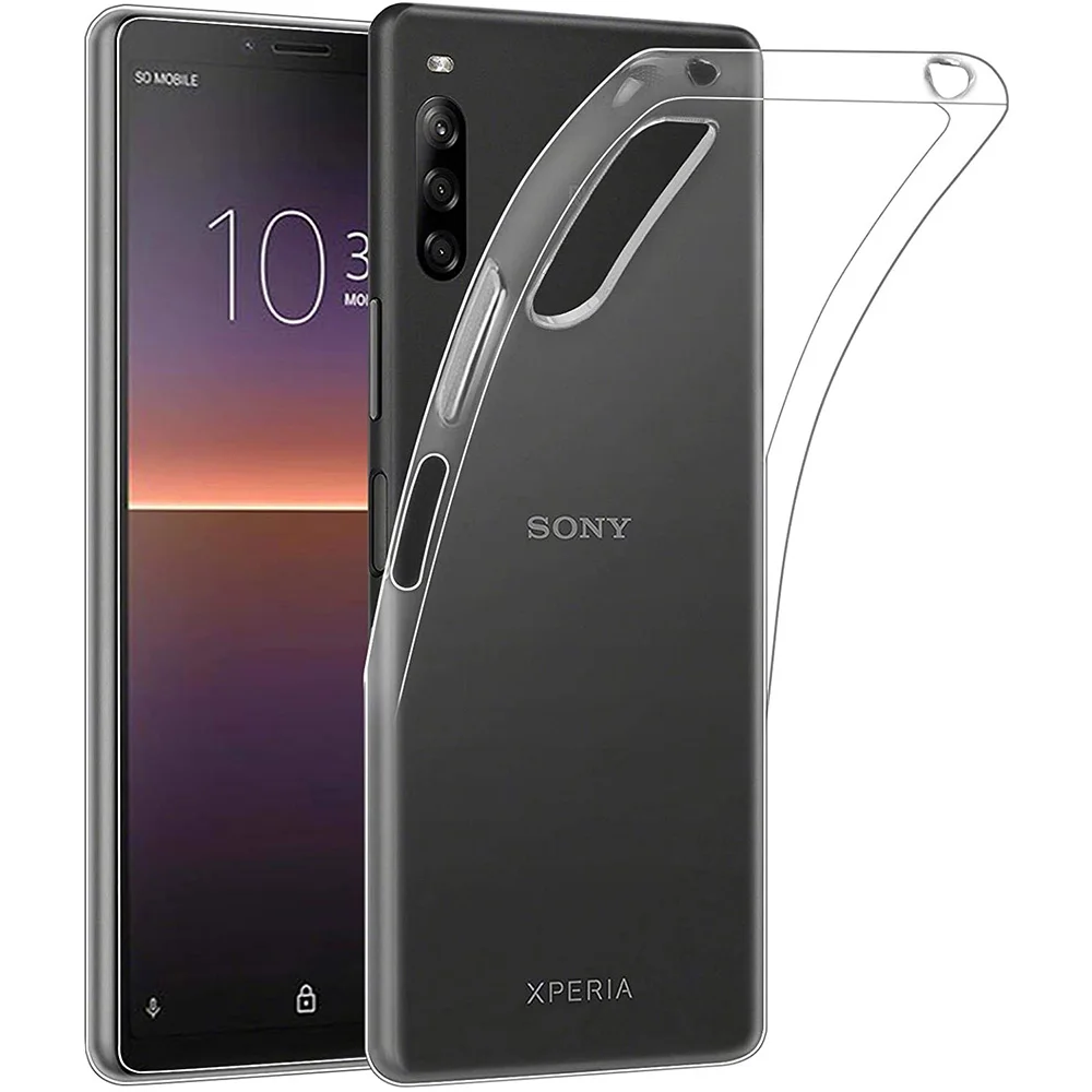 소니 Xperia 1 3 5 10 II ii iii Plus Ace IV 용 울트라 씬 클리어 케이스