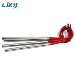 LJXH 2PCS 9mm 180~300mm AC110V/220V/380V Single-End Heating Tube 400/450/490/550/680W Cartridge Heaters SUS Resistance Element