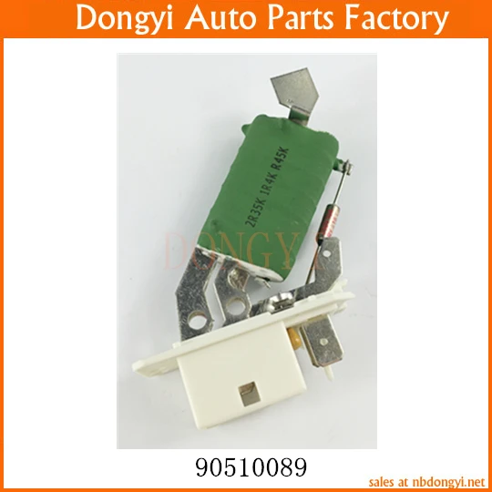 

New Blower Motor Resistor Regulator OE NO. 90510089