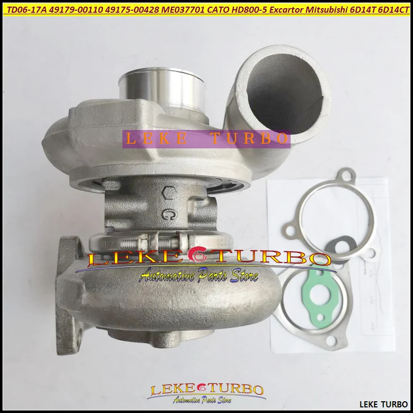 TD06-17A 49179-00110 49179 00110 ME037701 Oil Cooled Turbo For Komatsu SK07-2 For Kato HD770SE 880SE For CATO 800-5 6D14T 6D14