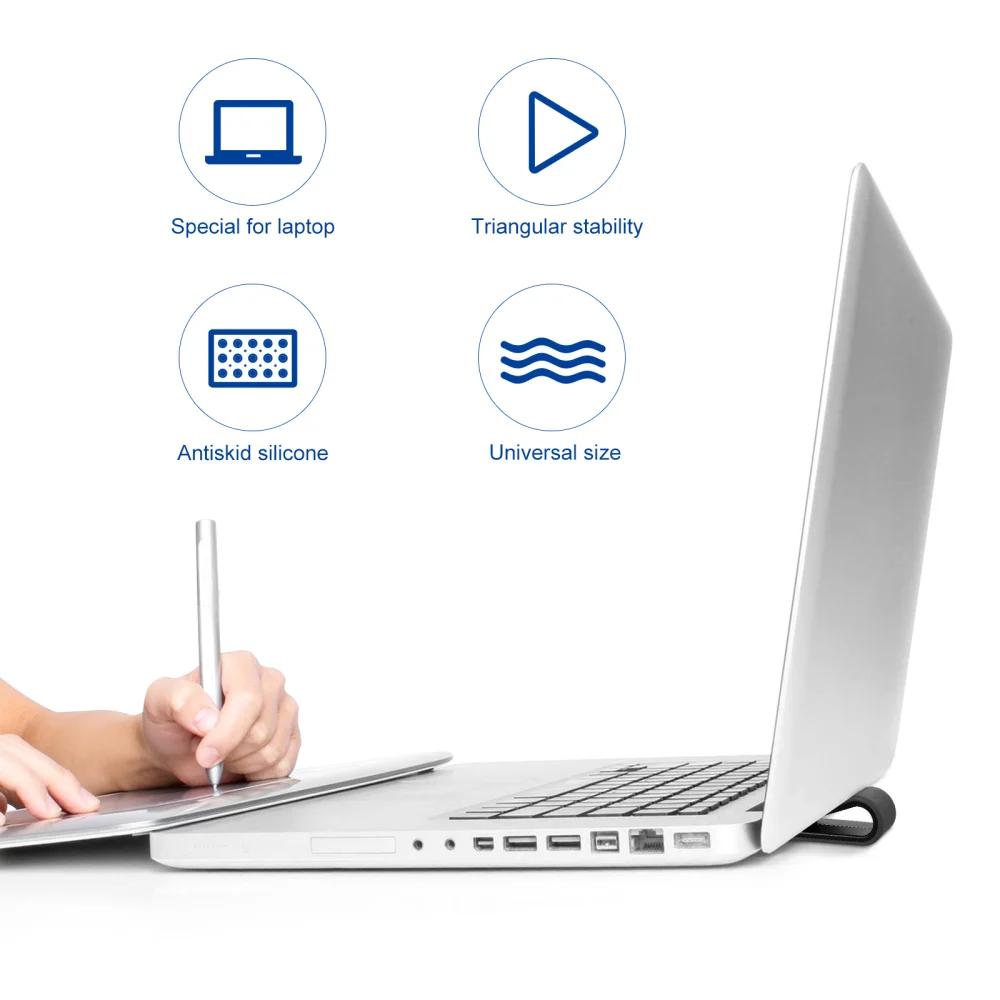 2 Stuks Universele Laptop Computer Toetsenbord Stands Draagbare Notebook Elevatie Riser Ondersteuning Computer Toetsenbord Riser Kantoorbenodigdheden