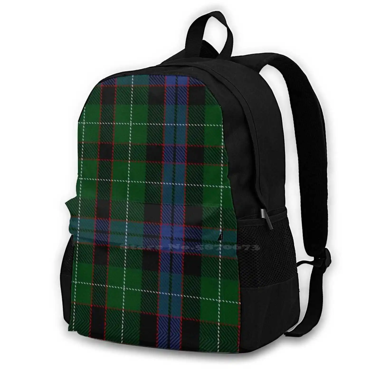 Tartan School Bags For Teenage Girls Laptop Travel Bags Patterns Tartans Fashion Streetwear