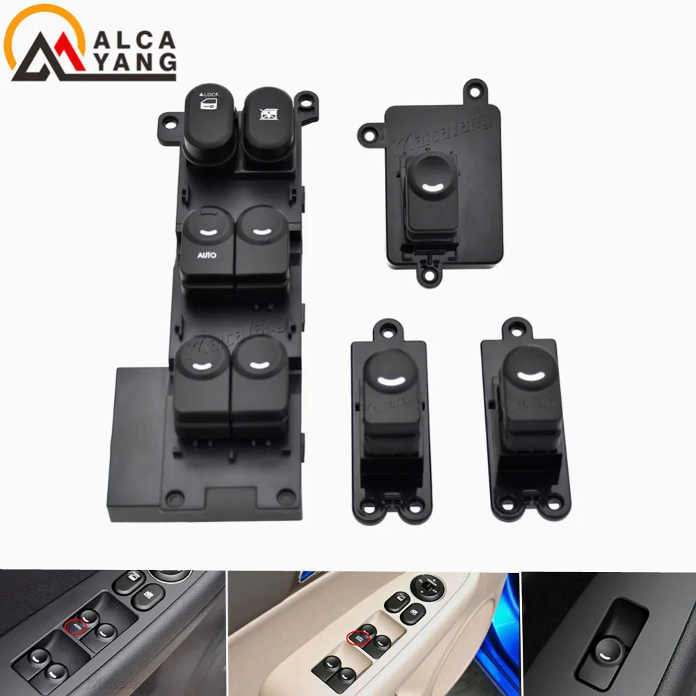 Front Left Driver Side Master Electric Power Window Lift Control Switch Button For Hyundai I30 I30cw i30 2008 2009 2010 2011