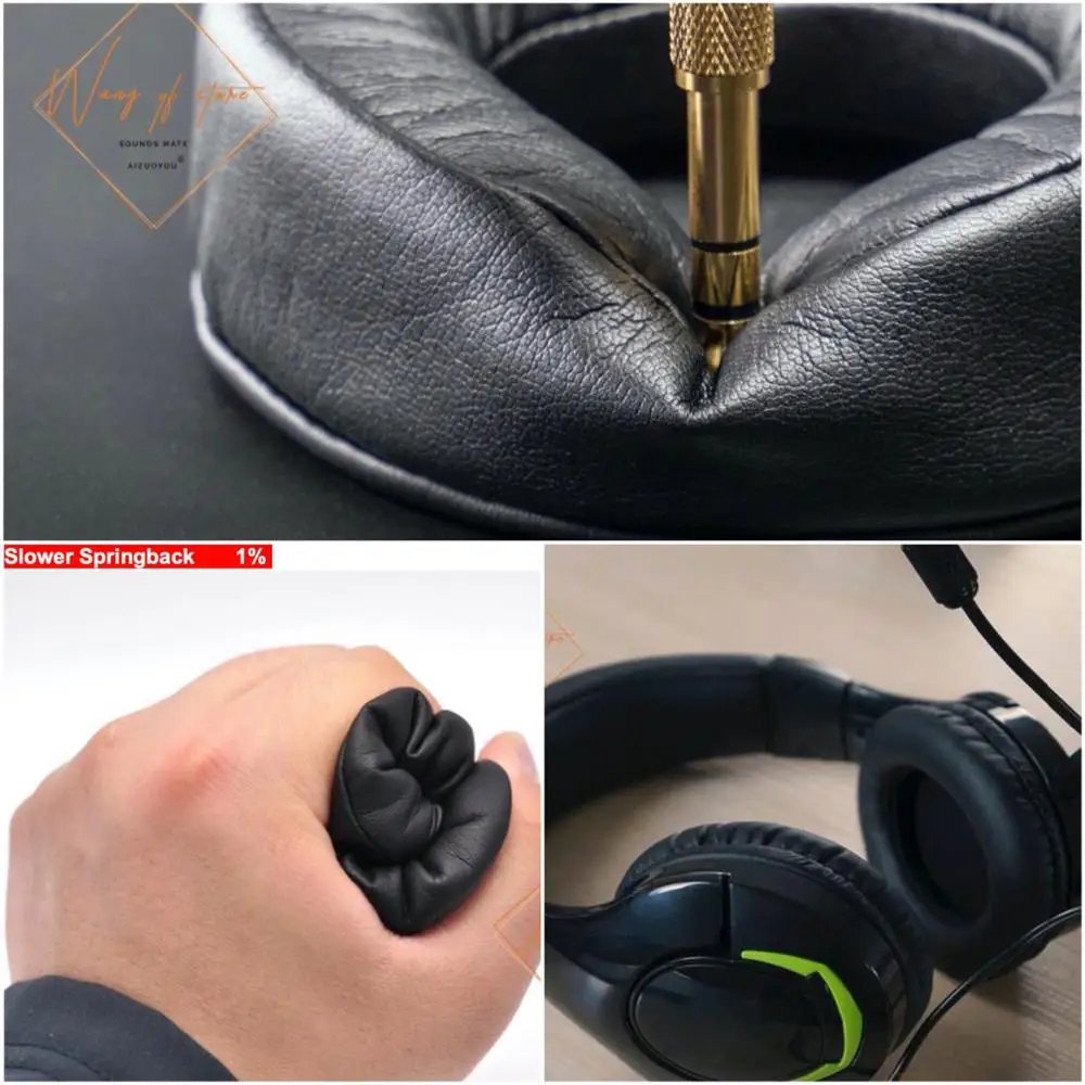 

Super Thick Soft Memory Foam Ear Pads Cushion For Genius GX HS-G600 Gaming Headset Perfect Quality, Not Cheap Version