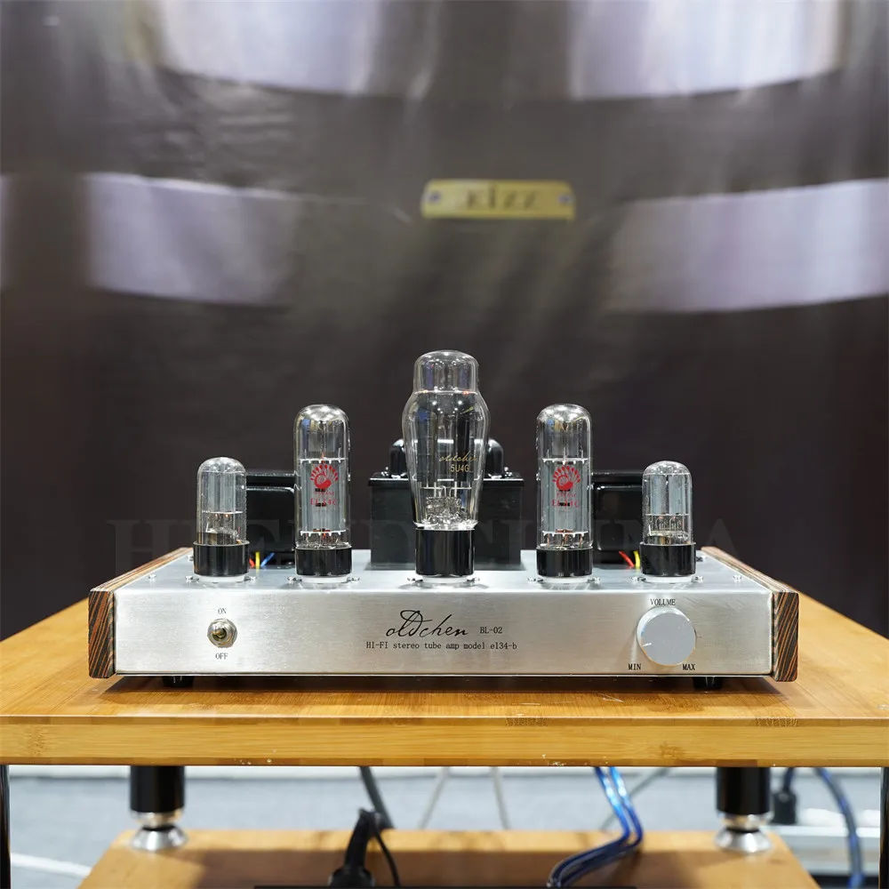 LaoChen EL34 Tube Amplifier HIFI Single-ended Class A Oldchen Handmade Scaffolding Amp