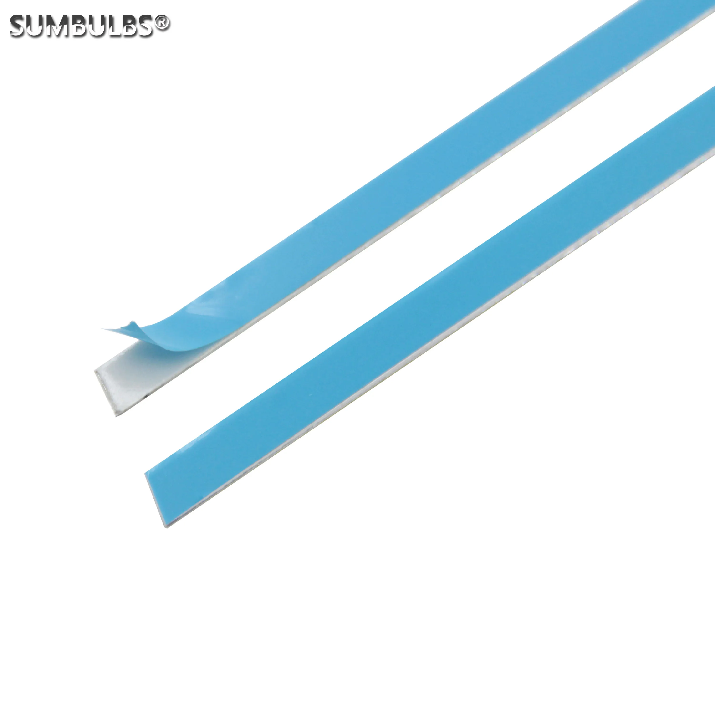 Imagem -02 - Sumbulbs 10 Peças Lote Venda 200*6 mm 6w 12v dc Entrada Flexível Cob Led Strip Bar Fonte de Luz Lâmpadas Ultra Brilhantes Faça Você Mesmo Lâmpada ao ar Livre