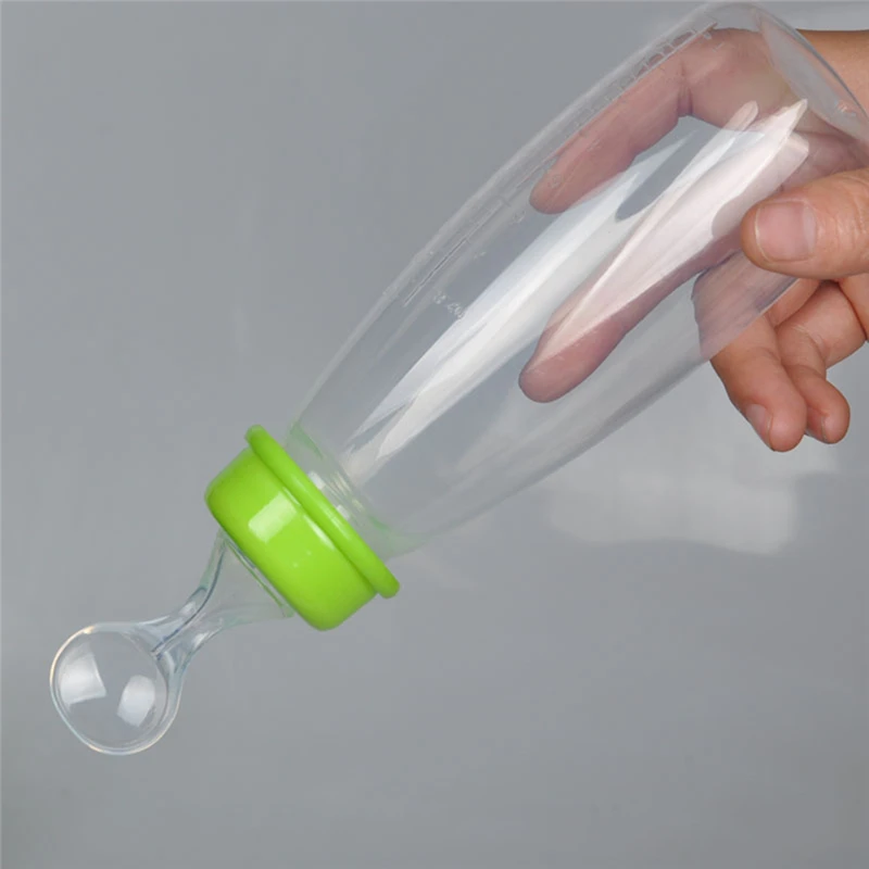 1 Pieces Baby Feeding Bottle 240ML Safety Newborn  Infant Food  Rice Paste Feeding Extrusion Bottles 3 Colors